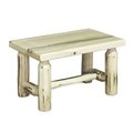 Montana Woodworks Montana Woodworks MWFSV Footstool - Clear Lacquer MWFSV